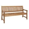 Zebra President Bank 130 Cm Massives Teak, Ergonomischer Rücken, 2-Sitzer, Edelstahlbeschläge 2 Zebra President Bank 130 Cm Massives Teak, Ergonomischer Rücken, 2-Sitzer, Edelstahlbeschläge -Gartenmöbel Store zebra 24002 president bank 130cm teak