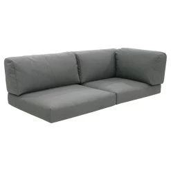 Zebra Gartenmöbel-Set Belvedere Lounge Tuva Medium Grey Inkl. Schutzhülle -Gartenmöbel Store zebra 3672 belvedere kissenset 2er rechts tuva medium grey