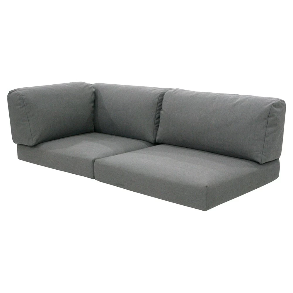 Zebra Belvedere Kissenset 2-Sitzer AL Links Zu 3656, 3 Rückenkissen, 2 Sitzpolster Bezug: Tuva Medium Grey 3 Zebra Belvedere Kissenset 2-Sitzer AL Links Zu 3656, 3 Rückenkissen, 2 Sitzpolster Bezug: Tuva Medium Grey