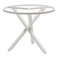 Zebra Tischgestell Mikado White 3-Bein Tischgestell, Aluminium Pulverbeschichtet
