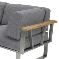 Zebra Belvedere Lounge Graphite Set Mit Kissen Tuva Medium Grey Inkl. Schutzhülle -Gartenmöbel Store zebra belvedere graphite set mit kissen tuva medium grey 55309 4