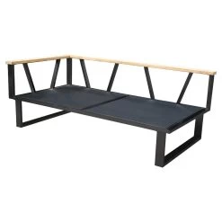 Zebra Belvedere Lounge Graphite Set Mit Kissen Tuva Medium Grey Inkl. Schutzhülle -Gartenmöbel Store zebra belvedere graphite set mit kissen tuva medium grey 55309 5