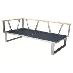 Zebra Gartenmöbel-Set Belvedere Lounge Tuva Medium Grey Inkl. Schutzhülle -Gartenmöbel Store zebra belvedere komplett set 50478 2 3