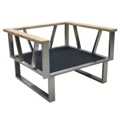 Zebra Gartenmöbel-Set Belvedere 2 Lounge Tuva Medium Grey Inkl. Schutzhülle -Gartenmöbel Store zebra belvedere komplett set 50485 a3 1