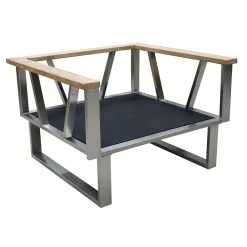 Zebra Belvedere Lounge Medium Grey Set Mit Kissen Tuva Medium Grey Inkl. Schutzhülle -Gartenmöbel Store zebra belvedere medium grey set mit kissen tuva medium grey 55316 6