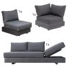 Zebra CUBO Lounge Set Aus Aluminium Graphit Inkl. Olefin-Kissen Dark Grey 1 Zebra CUBO Lounge Set Aus Aluminium Graphit Inkl. Olefin-Kissen Dark Grey -Gartenmöbel Store zebra cubo lounge set 1