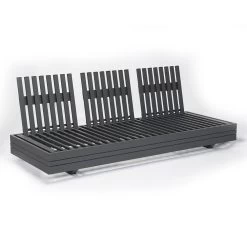 Zebra Cubo Loungeset Von Zebra 2-tlg. Aus Aluminium Graphit Inkl. Olefin-Kissen Dark Grey -Gartenmöbel Store zebra cubo loungeset alu graphit 2 tlg olefin dark grey 51815 4