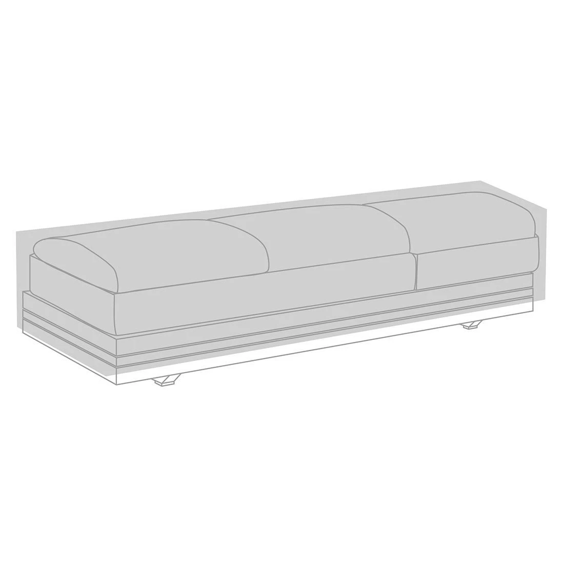 Zebra Schutzhülle Für Cubo Lounge 3-Sitzer 201x77x56 Cm 5 Zebra Schutzhülle Für Cubo Lounge 3-Sitzer 201x77x56 Cm – Bild 3