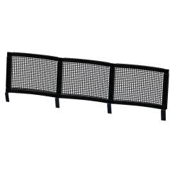 Zebra Lenyx Rückenlehne Bank Gestell Edelstahl Pulverbeschichtet Graphite, Rope-Geflecht Brown Brushed