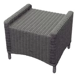 Zebra NOVUS Hocker Slate Alu-Rahmen, 6 Mm Halbrundgeflecht