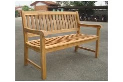 Zebra President Bank 160 Cm Massives Teak, Ergonomischer Rücken, 3-Sitzer, Edelstahlbeschläge -Gartenmöbel Store zebra president bank 160cm teak 24003 7