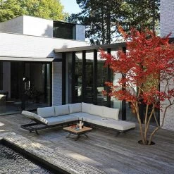 Zebra Sky Lounge Set Camden Grey Mit Lounge Tisch