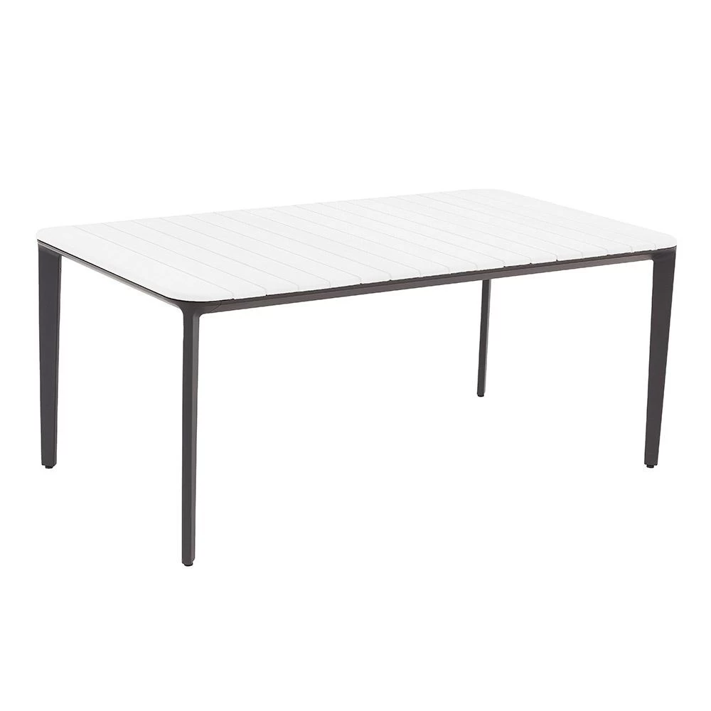 Zebra 4x Stapelsessel Costa Graphite/grey Und Taro Tischgestell Graphite Mit Tischplatte Beton 180x100 Cm HPL 5 Zebra 4x Stapelsessel Costa Graphite/grey Und Taro Tischgestell Graphite Mit Tischplatte Beton 180x100 Cm HPL – Bild 3